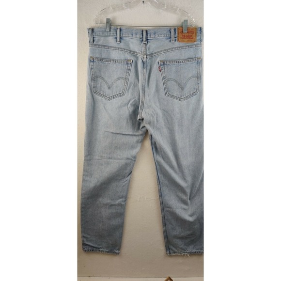 Levi's 550 Men's Light Wash Relaxed Fit Jeans Size 38x34 - Picture 5 of 11